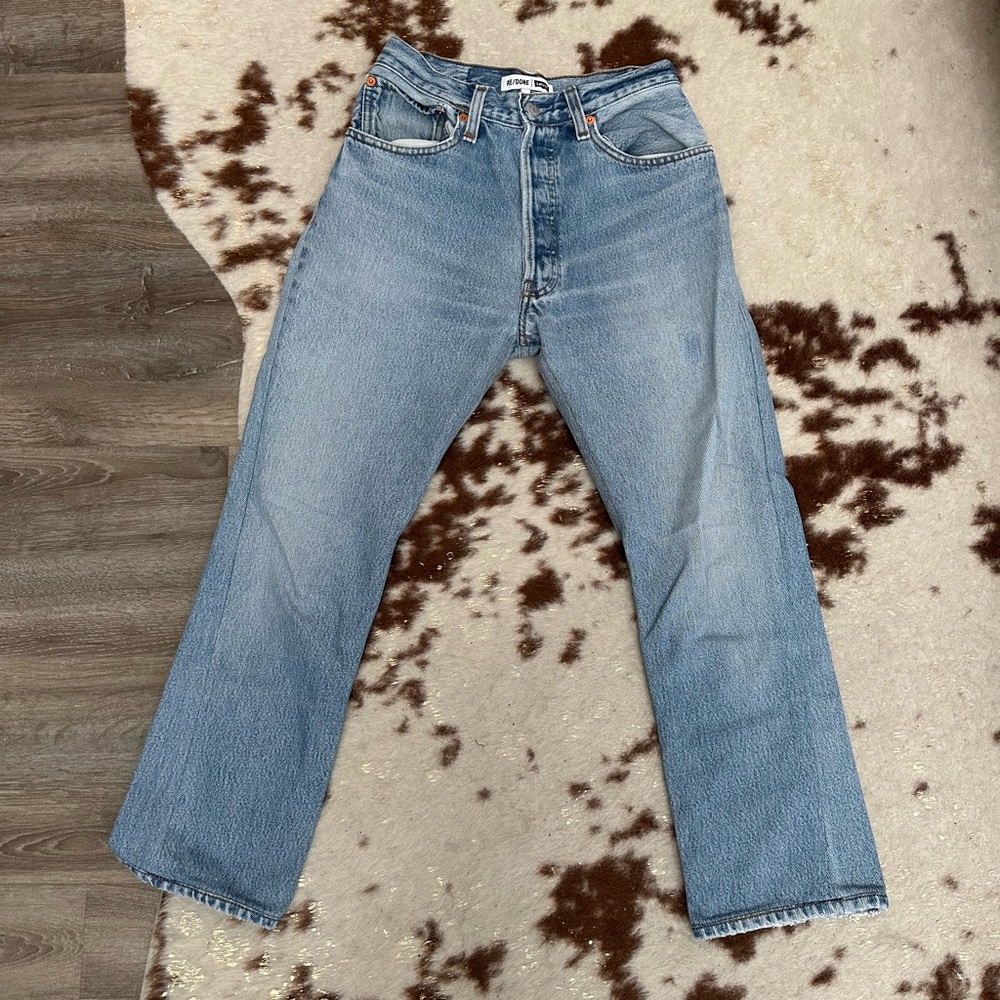 Redone straight leg Levi’s 23